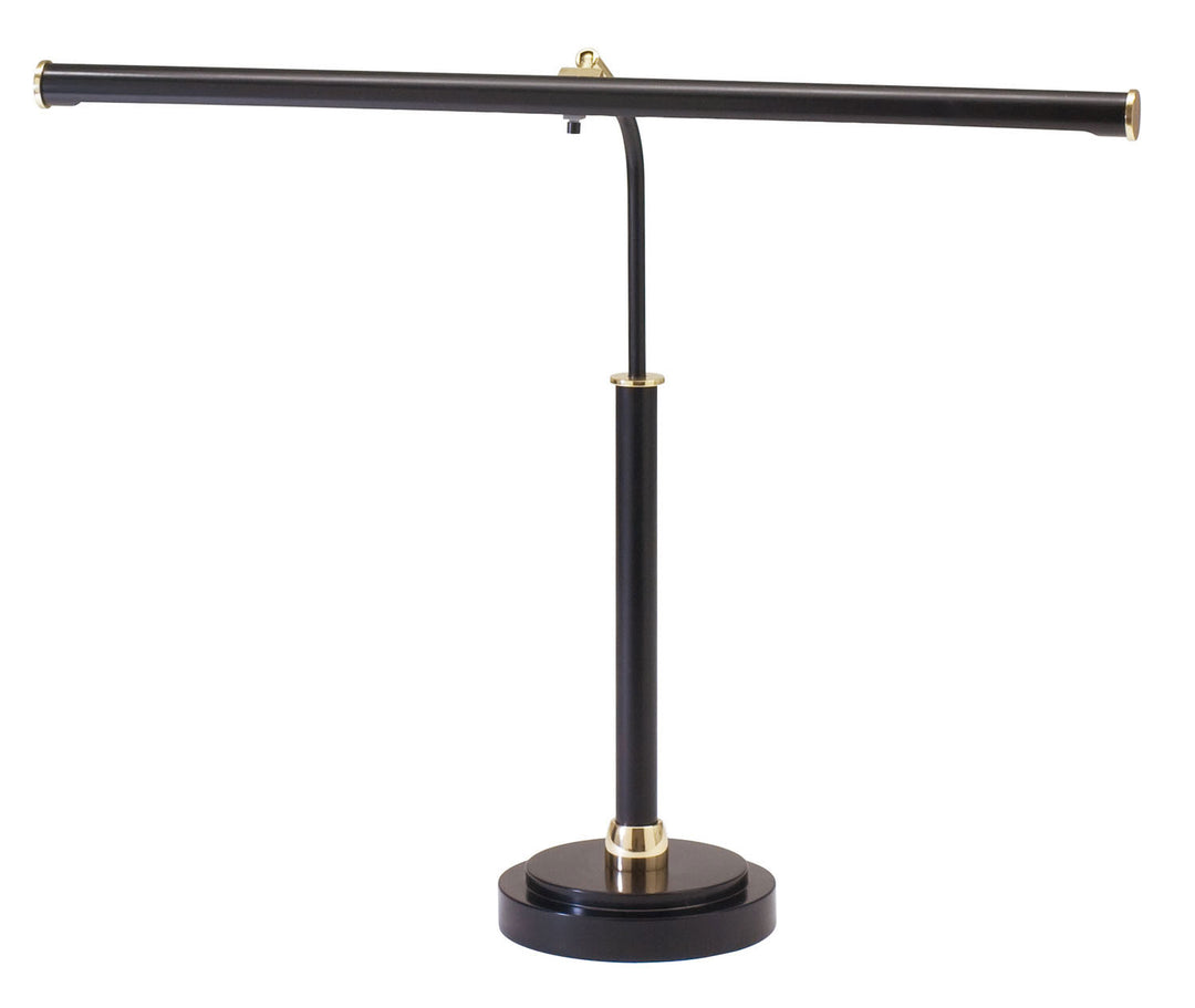 House Of Troy Lighting PLED100-617  Piano/Desk Lamp Black & Brass