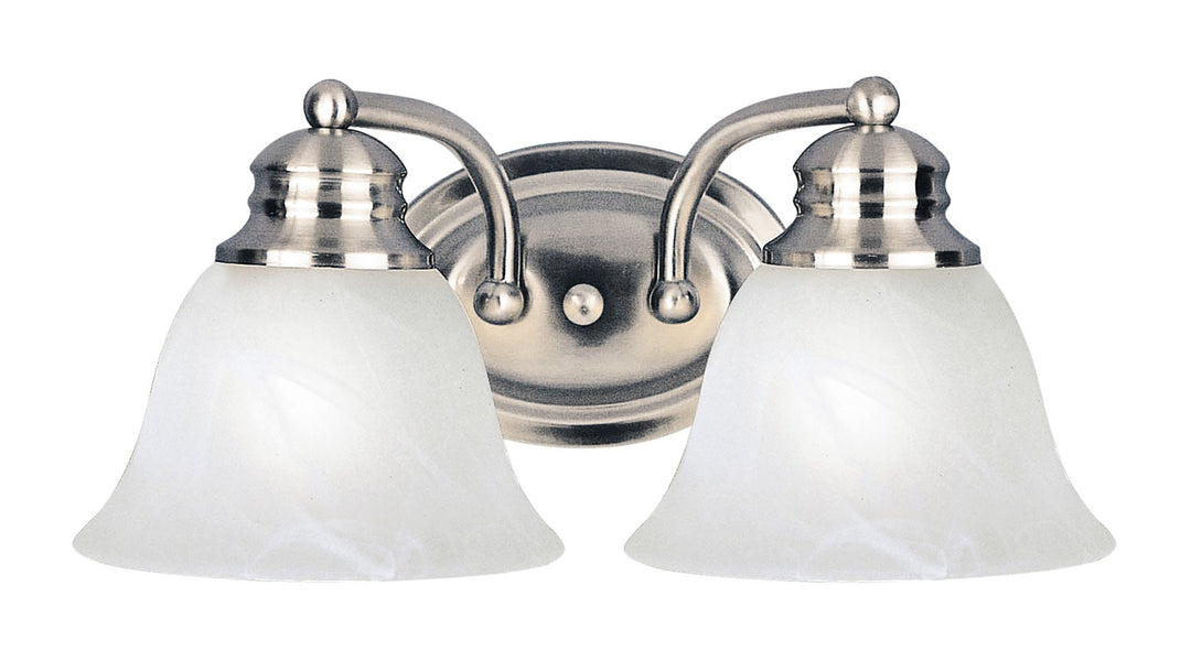 Maxim Malaga 2687MRSN Bath Vanity Light 14 in. wide - Satin Nickel