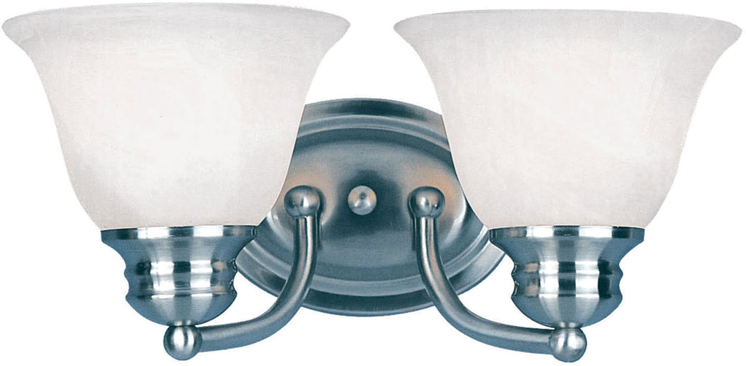 Maxim Malaga 2687MRSN Bath Vanity Light 14 in. wide - Satin Nickel