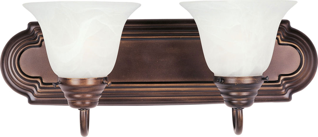 Maxim Essentials - 801x 8012MROI Bath Vanity Light 18 in. wide - Oil Rubbed Bronze