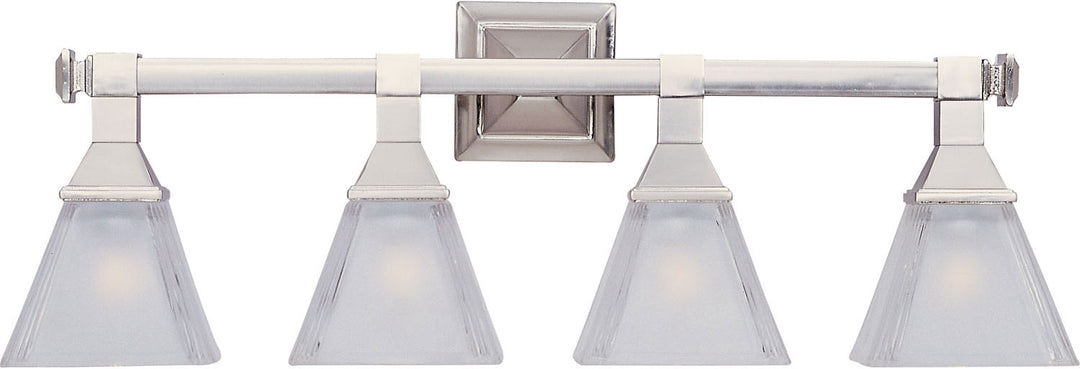 Maxim Brentwood 11079FTSN Bath Vanity Light 28 in. wide - Satin Nickel