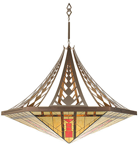 Meyda Tiffany North Sonoma 103993 Pendant Light - Beige Flame Xag