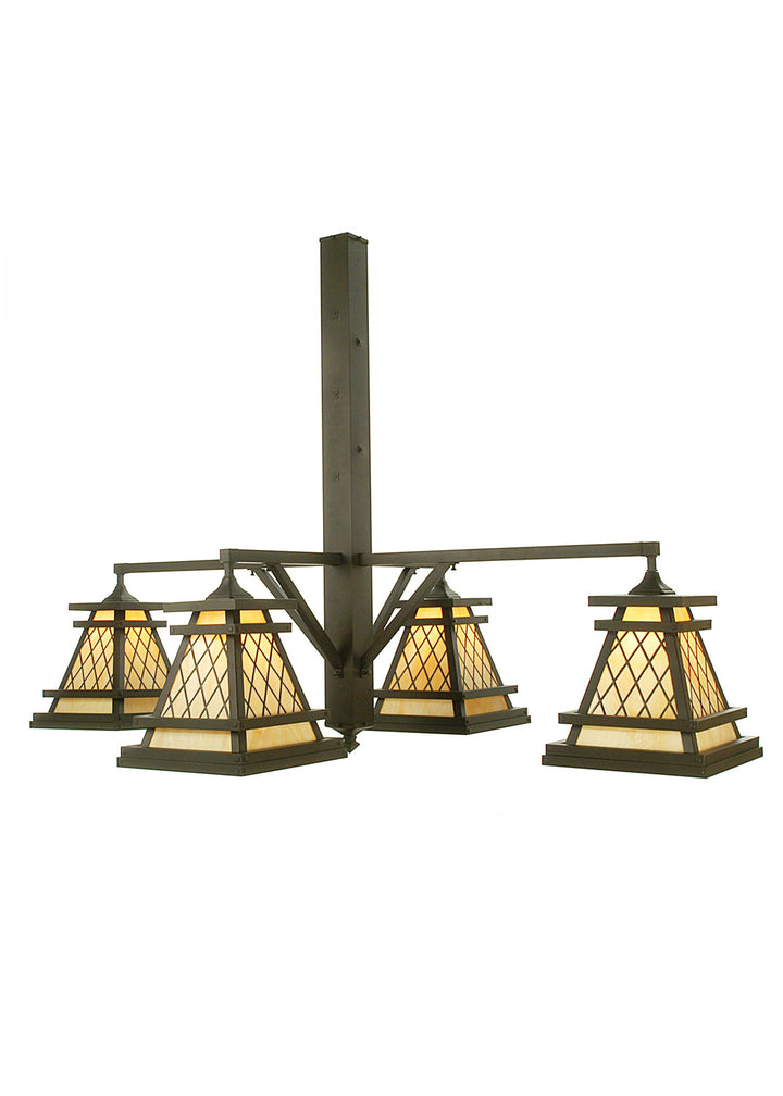 Meyda Tiffany Wilson 104054 Chandelier Light - Craftsman Brown