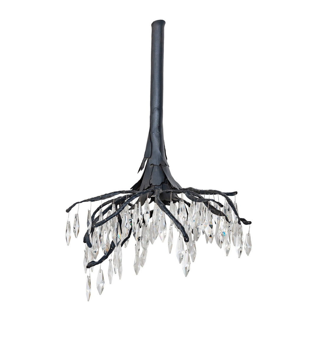 Meyda Tiffany Winter At Stillwater 105212 Pendant Light - Wrought Iron, Hand Wrought Iron