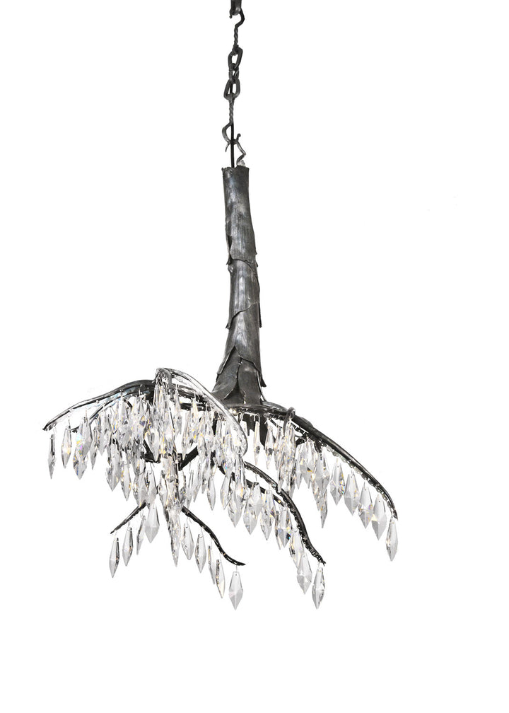 Meyda Tiffany Winter At Stillwater 105212 Pendant Light - Wrought Iron, Hand Wrought Iron