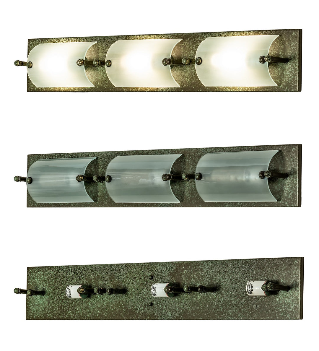 Meyda Tiffany Moss Creek 105988 Bath Vanity Light 36 in. wide - Tarnished Copper