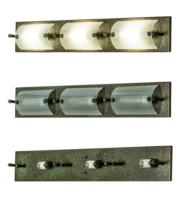Meyda Tiffany Moss Creek 105988 Bath Vanity Light 36 in. wide - Tarnished Copper