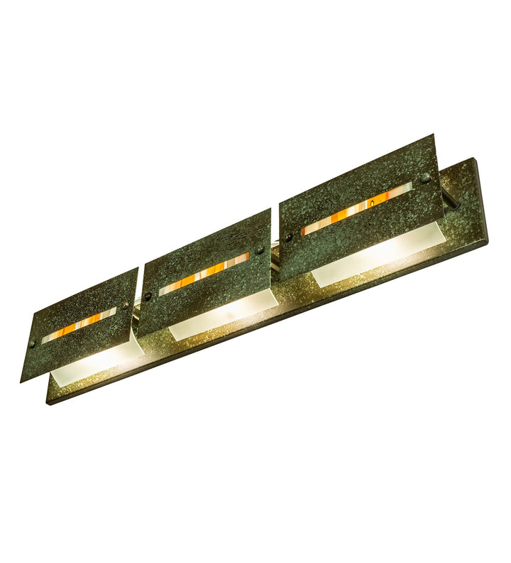 Meyda Tiffany Moss Creek 105988 Bath Vanity Light 36 in. wide - Tarnished Copper