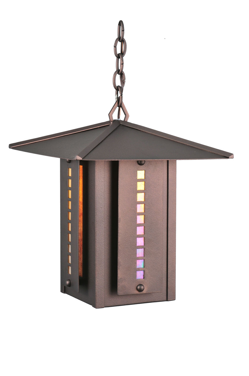 Meyda Tiffany Lighting 106140 Moss Creek One Light Pendant Outdoor Bronze / Dark