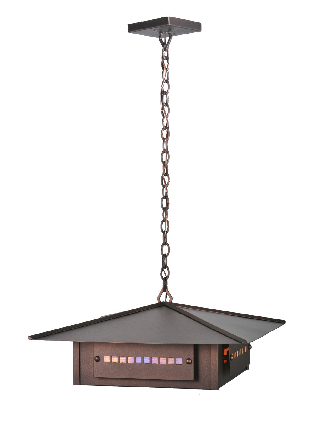 Meyda Tiffany Lighting 106309 Moss Creek Four Light Pendant Outdoor Bronze / Dark