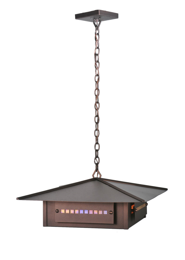 Meyda Tiffany Lighting 106309 Moss Creek Four Light Pendant Outdoor Bronze / Dark