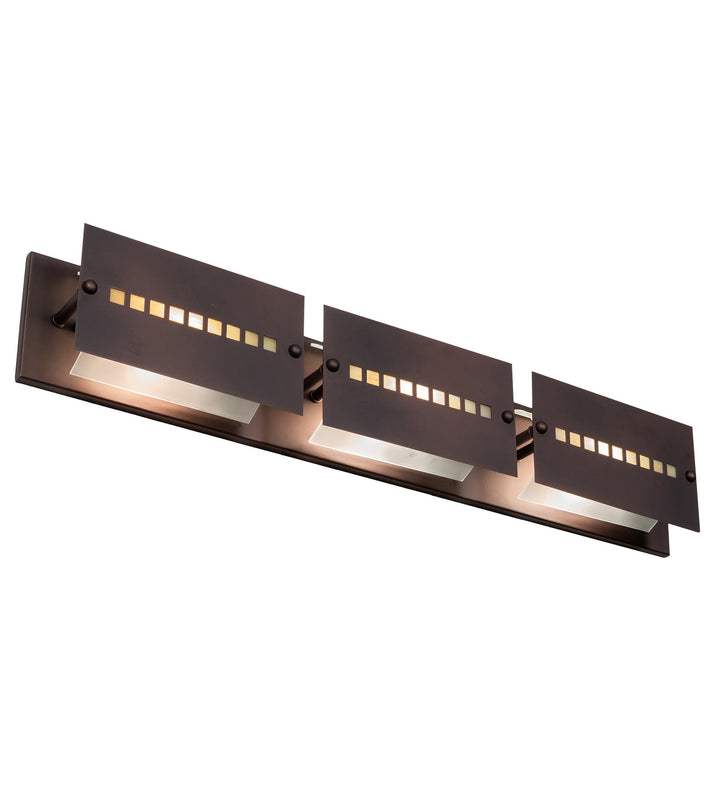 Meyda Tiffany Moss Creek 106315 Bath Vanity Light 36 in. wide - Cinnamon Coffee Metallic