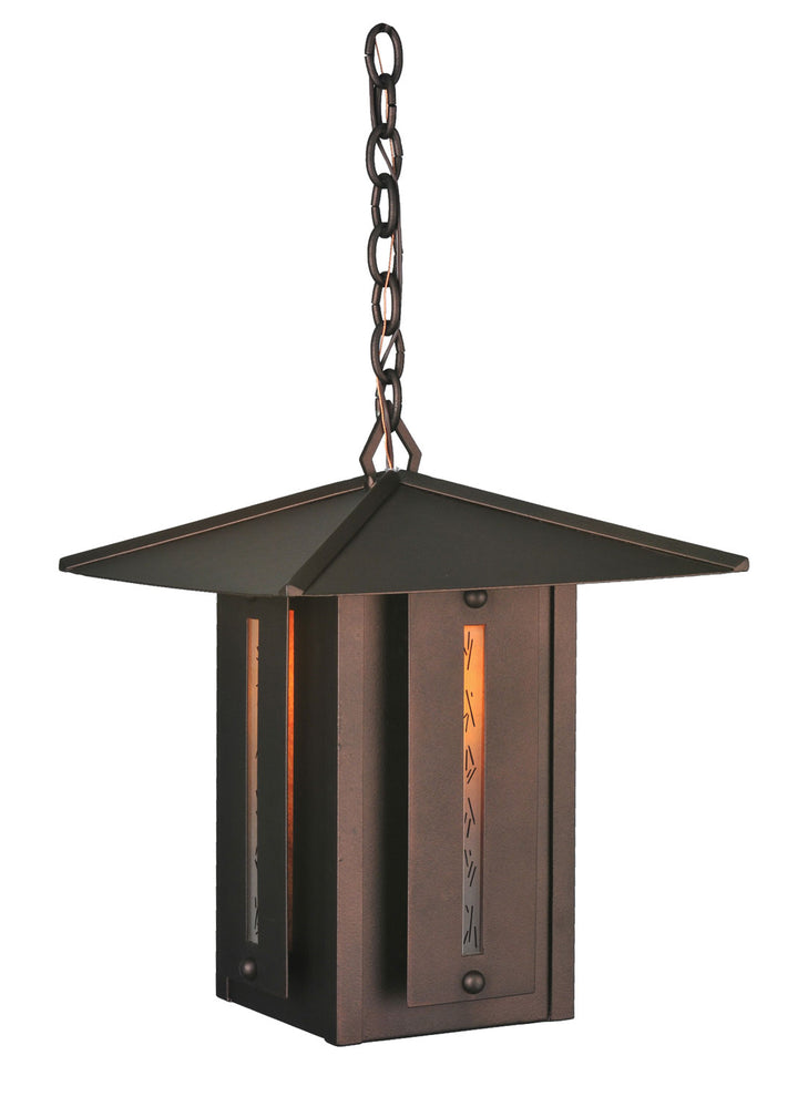 Meyda Tiffany Lighting 106322 Moss Creek One Light Pendant Outdoor Bronze / Dark