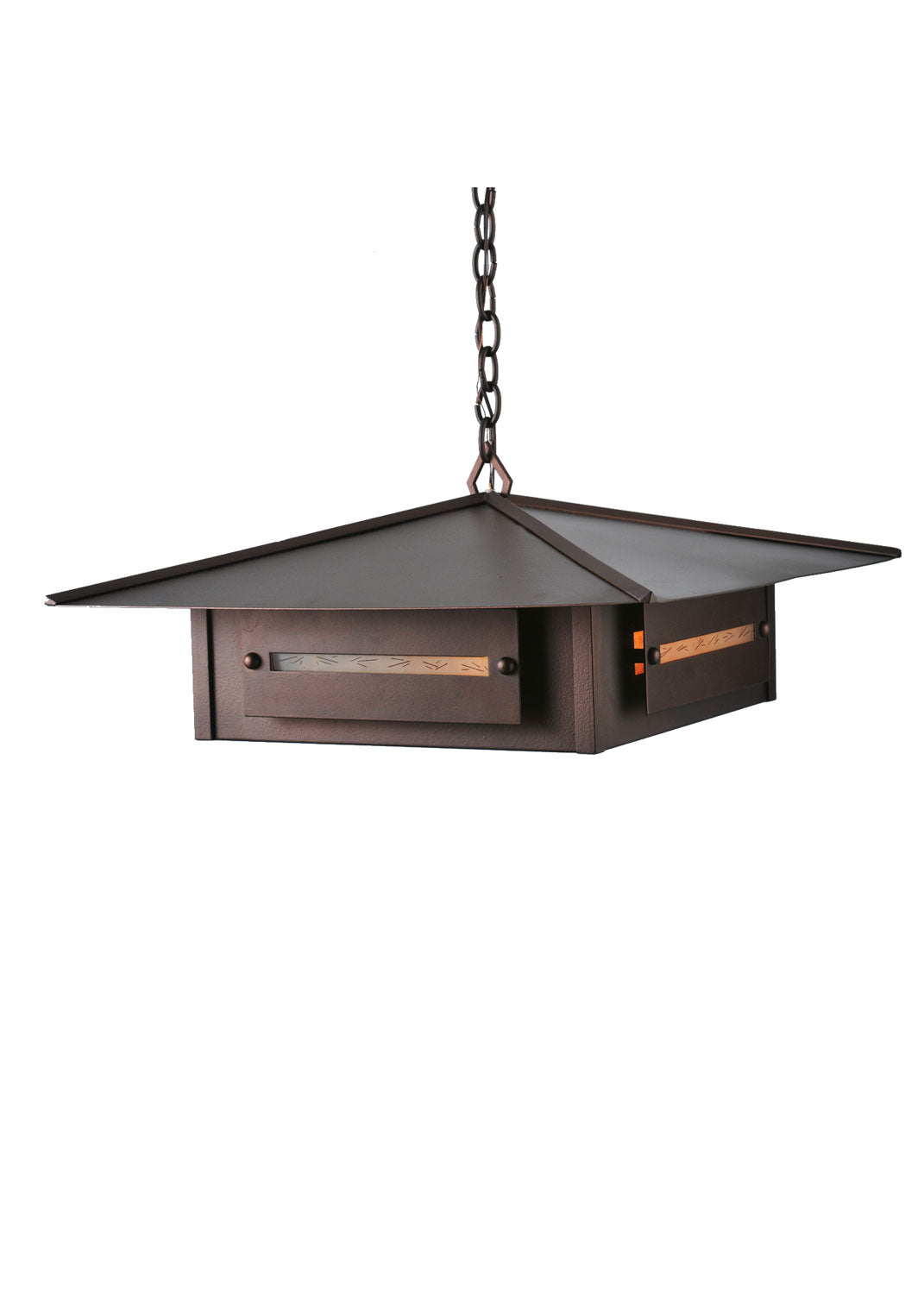 Meyda Tiffany Lighting 106340 Moss Creek Four Light Pendant Outdoor Bronze / Dark