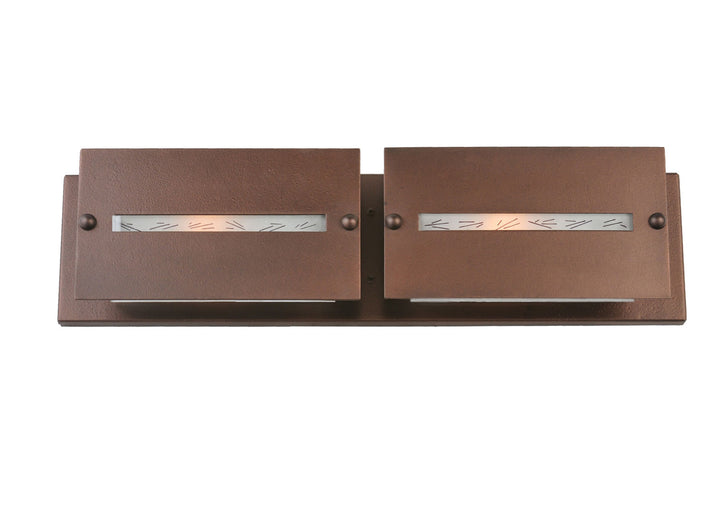 Meyda Tiffany Moss Creek 106342 Bath Vanity Light 24 in. wide - Cinnamon Coffee Metallic