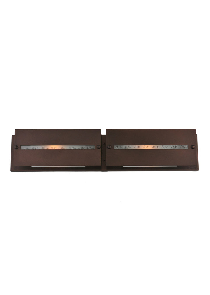 Meyda Tiffany Moss Creek 106346 Bath Vanity Light 30 in. wide - Cinnamon Coffee Metallic