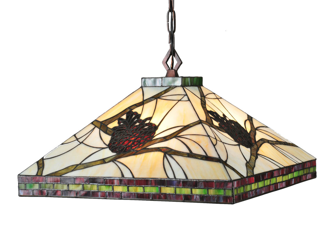 Meyda Tiffany Pinecone 106511 Pendant Light - Craftsman Brown