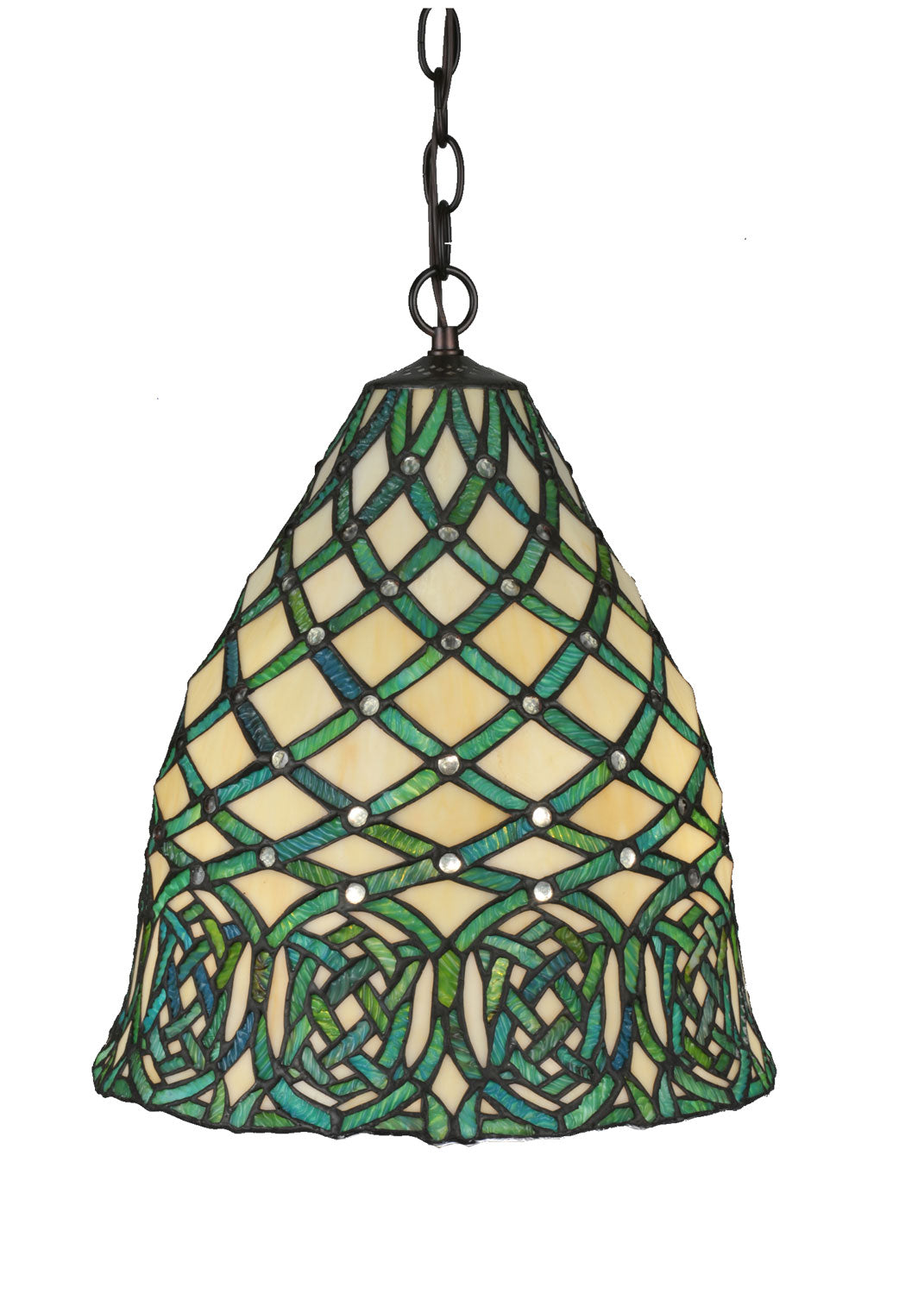 Meyda Tiffany Jeweled Knot 106528 Pendant Light -