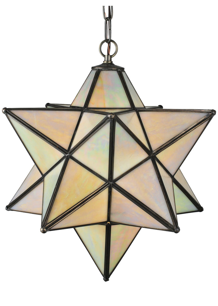 Meyda Tiffany Moravian Star 12114 Pendant Light - Mahogany Bronze