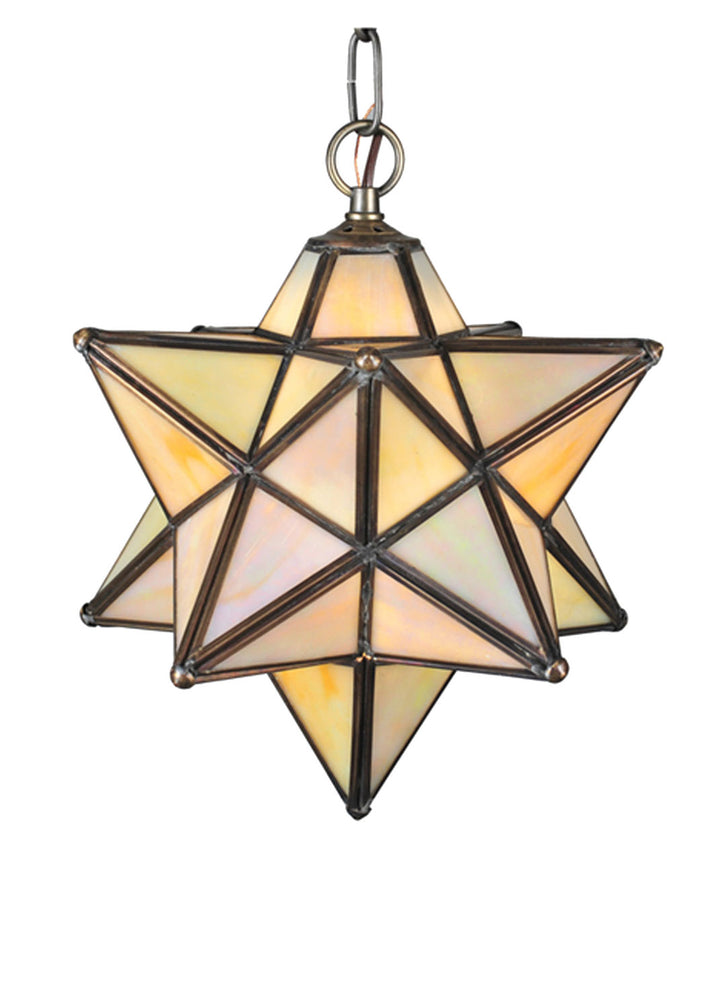 Meyda Tiffany Moravian Star 12123 Pendant Light - Antique