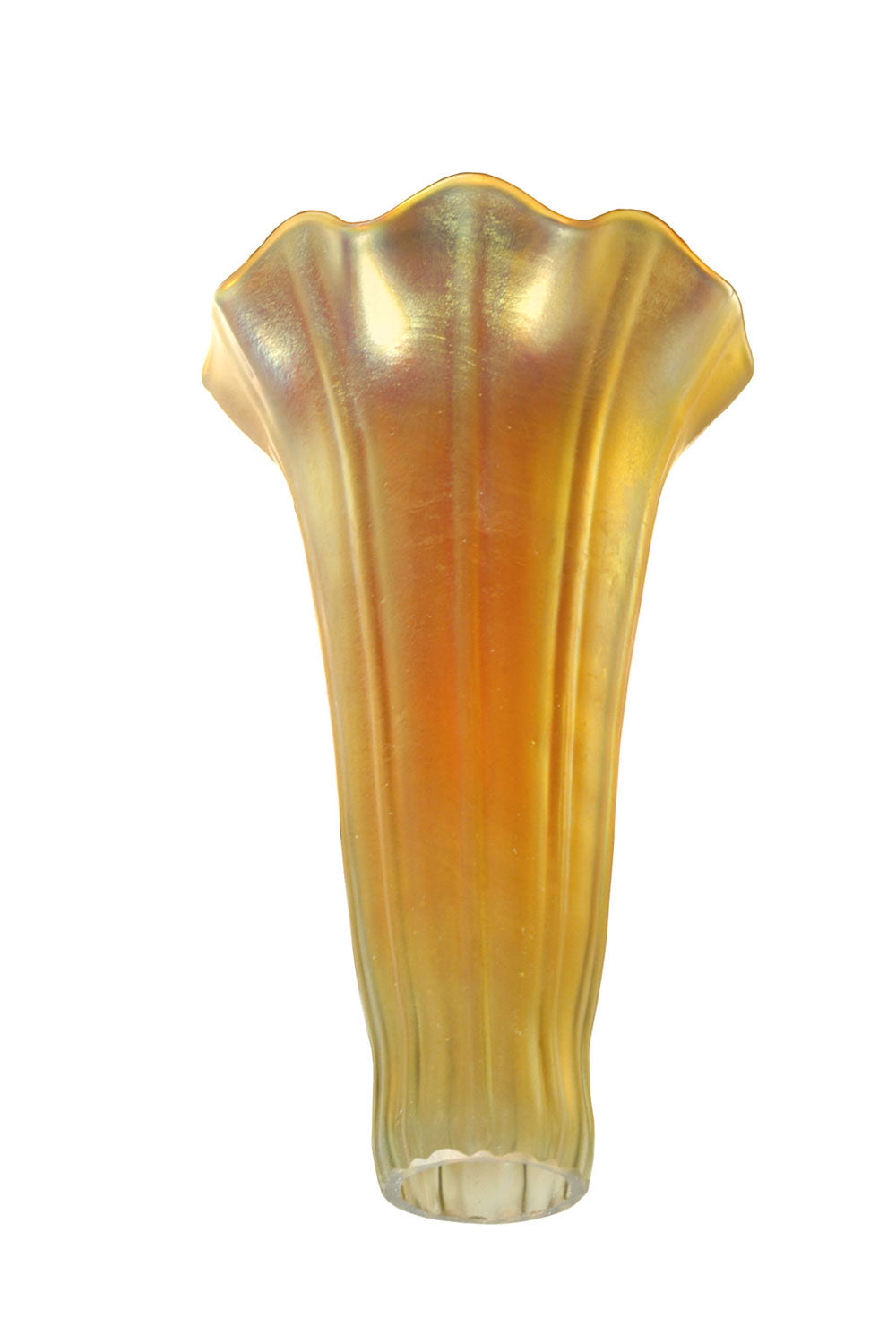 Meyda Tiffany Lighting 12771 Lily Shade Decor Gold, Champ, Gld Leaf