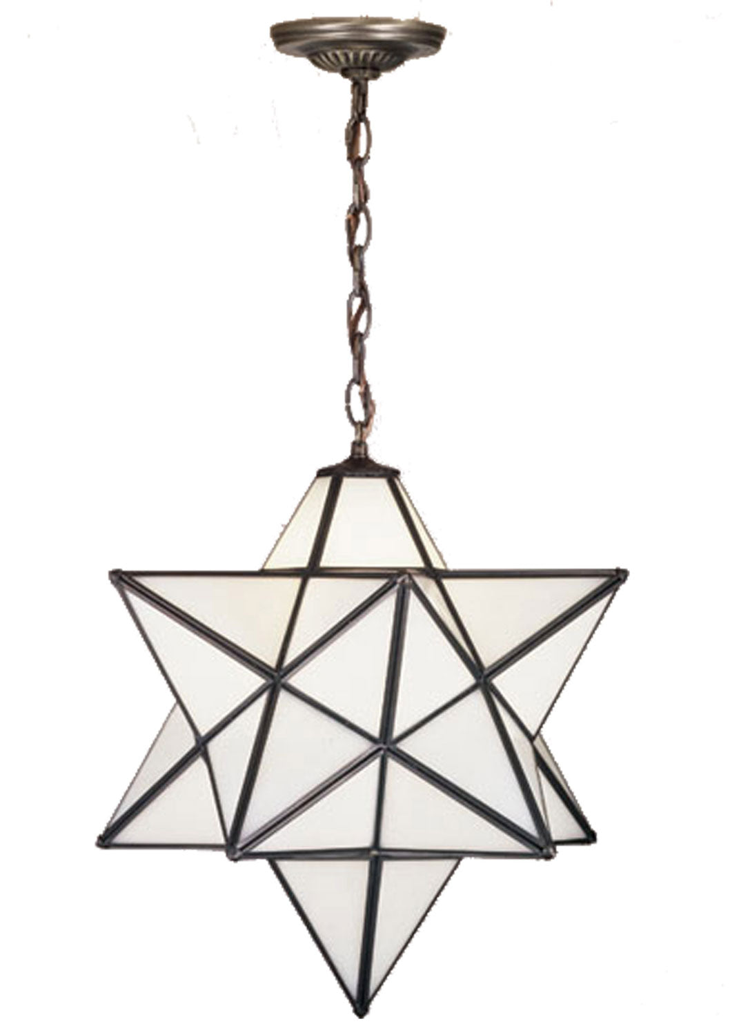 Meyda Tiffany Moravian Star 15154 Pendant Light - Antique