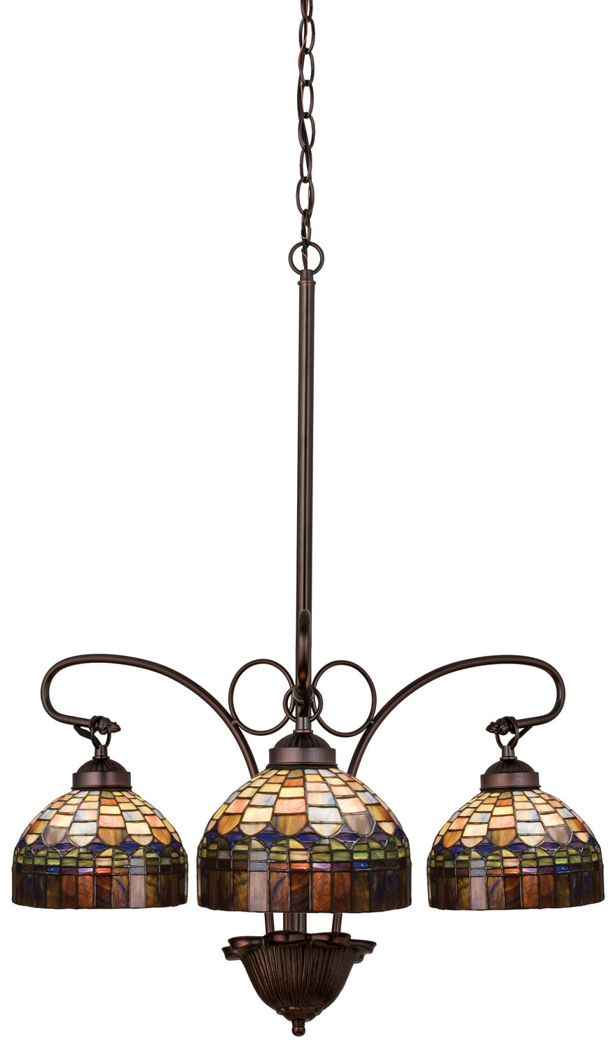 Meyda Tiffany Tiffany Candice 19037 Chandelier Light - Mahogany Bronze