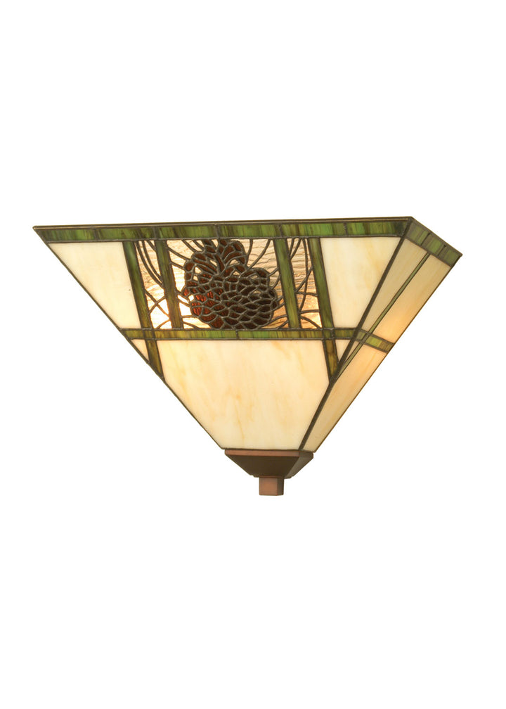 Meyda Tiffany Pinecone Ridge 20635 Wall Light - Mahogany Bronze