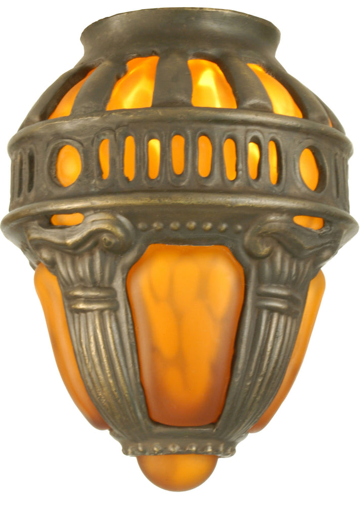 Meyda Tiffany Lighting 22087 Castle Crown Shade Lamp Shade Bronze / Dark