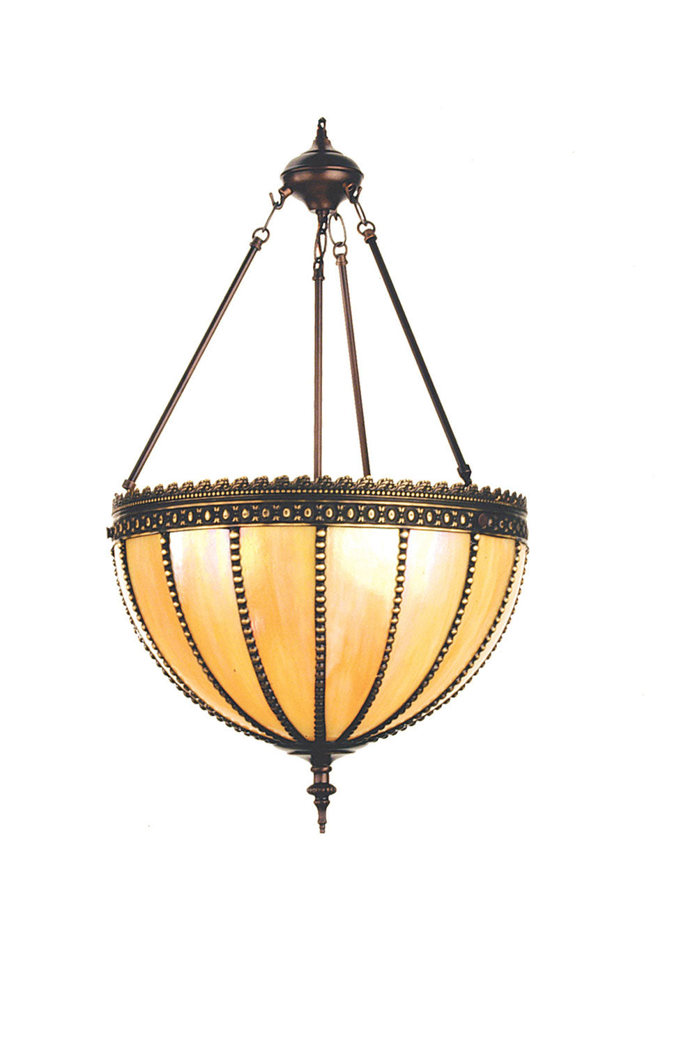 Meyda Tiffany Gothic 28691 Pendant Light - Craftsman Brown