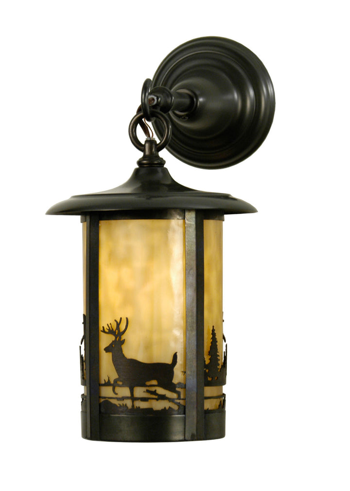 Meyda Tiffany Lighting 28786 Fulton Wall Sconce Outdoor Bronze / Dark