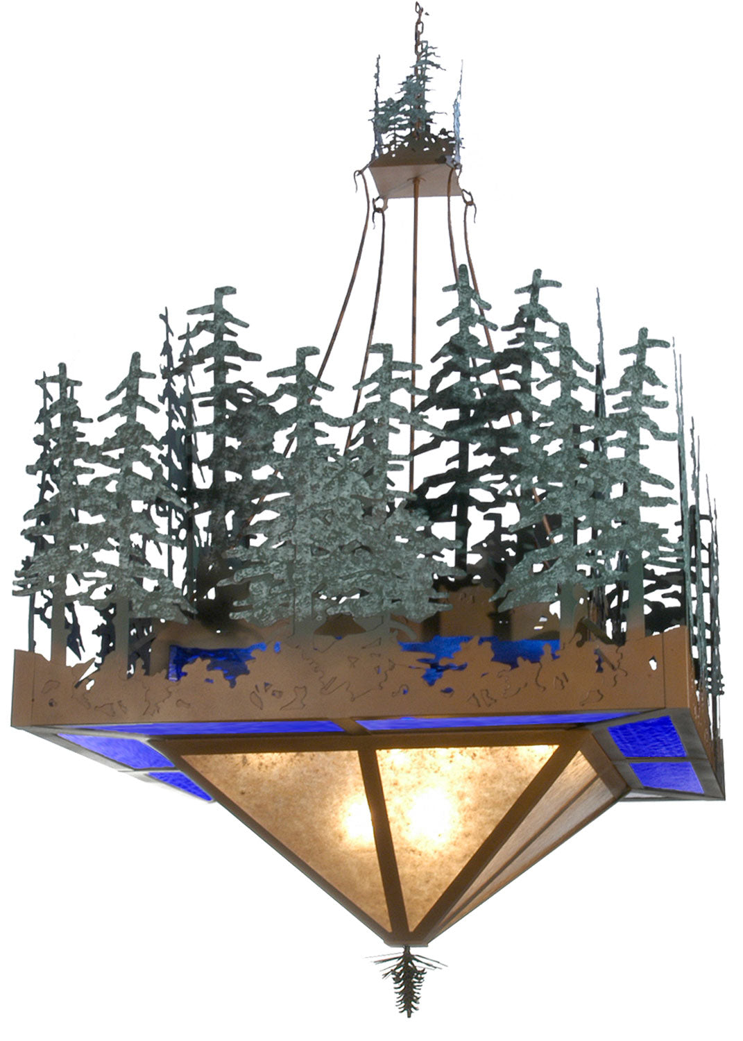 Meyda Tiffany Pine Lake 29391 Pendant Light - Rust