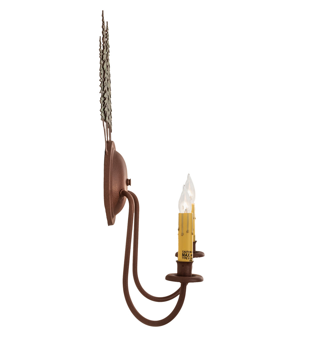 Meyda Tiffany Tall Pines 29460 Wall Light - Rust