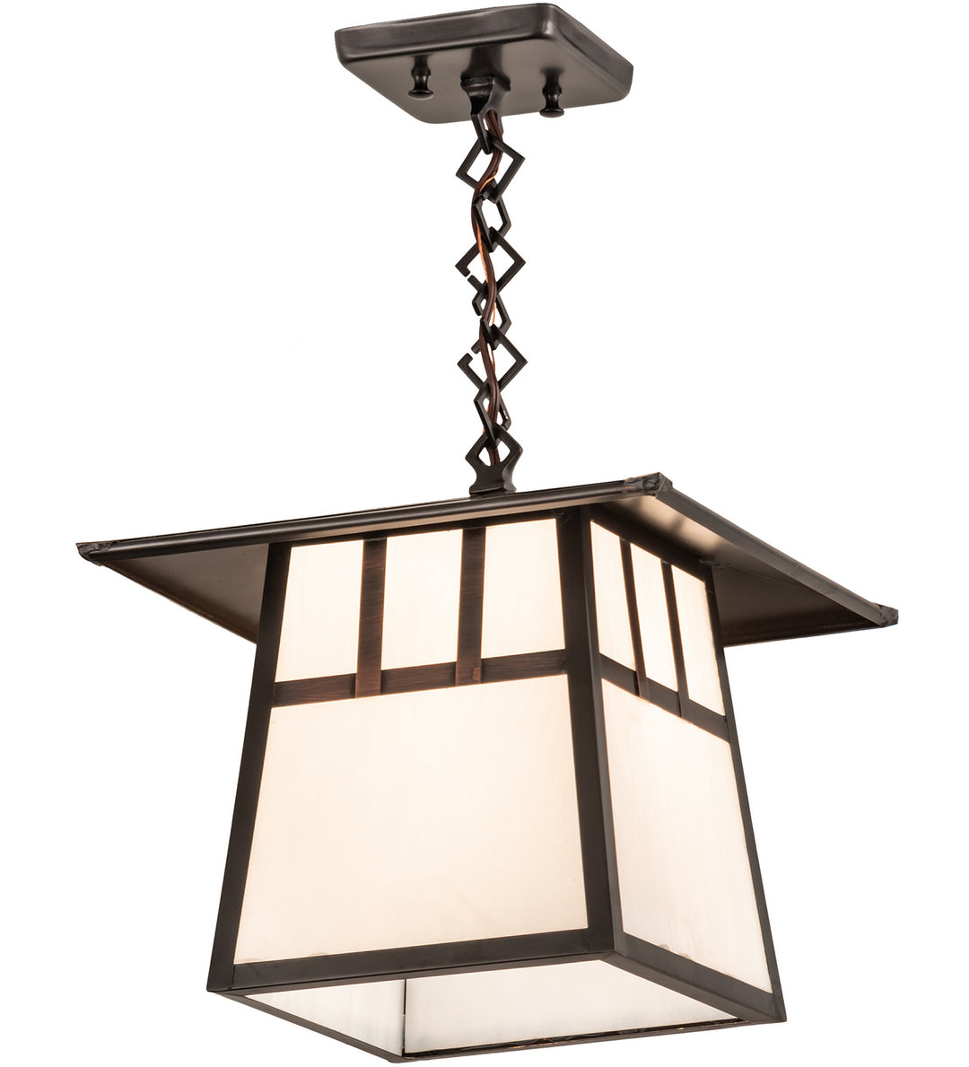 Meyda Tiffany Lighting 29528 Stillwater One Light Pendant Outdoor Bronze / Dark