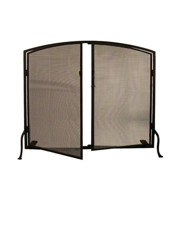 Meyda Tiffany Lighting 29853 Prime Fireplace Screen Home Decor Bronze / Dark