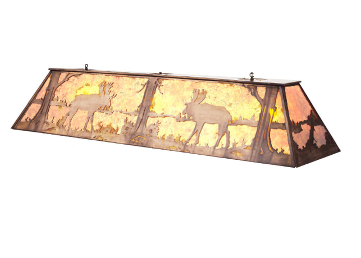 Meyda Tiffany Moose At Lake 29900 Pendant Light - Antique Copper