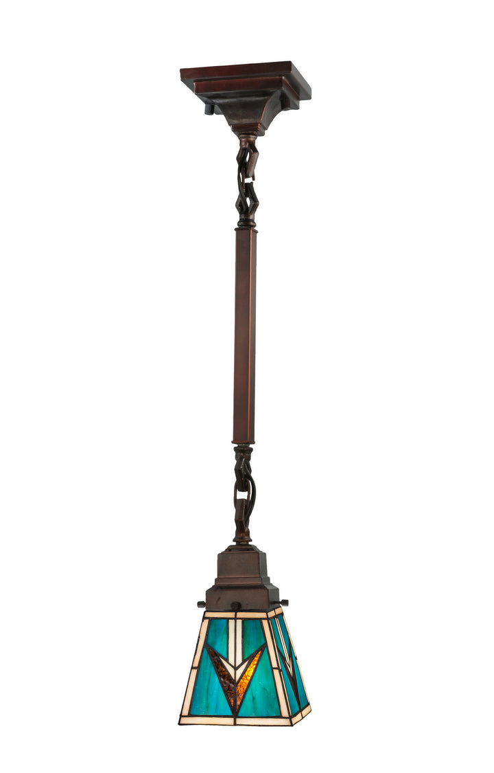 Meyda Tiffany Valencia Mission 48978 Pendant Light - Antique