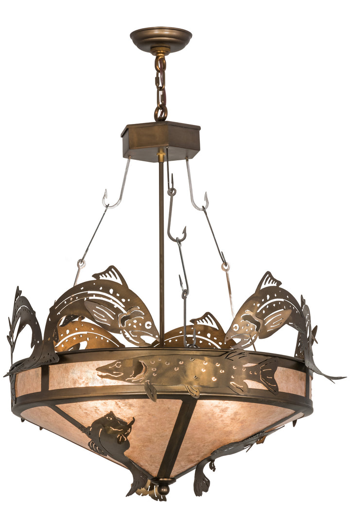 Meyda Tiffany Catch Of The Day 50168 Pendant Light - Antique Copper