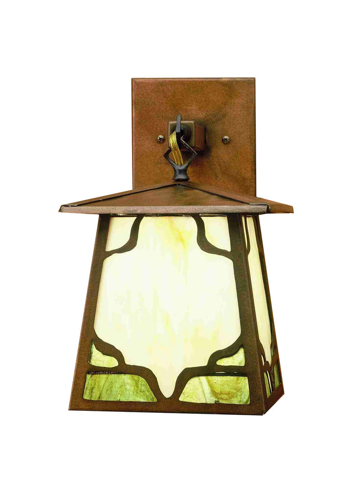 Meyda Tiffany Lighting 50525 Kirkpatrick One Light Wall Sconce Outdoor Copper/Antique/Verde