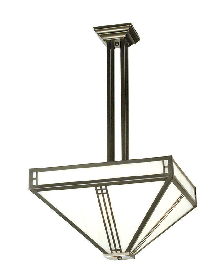 Meyda Tiffany Prairie Loft 50662 Pendant Light - Craftsman Brown