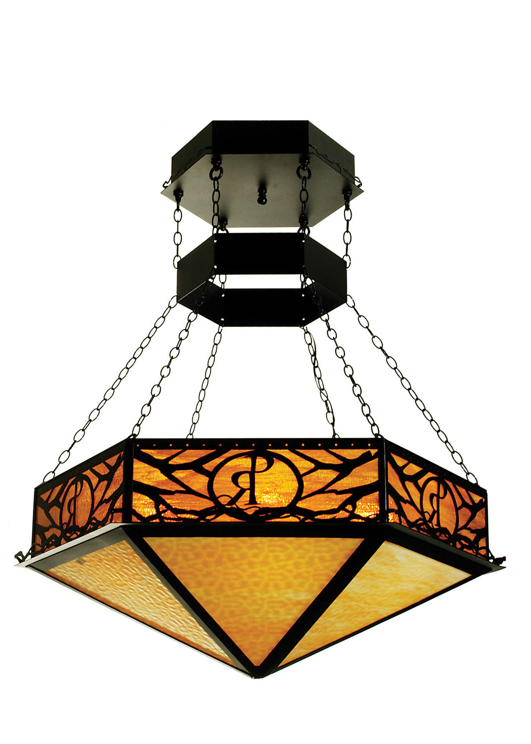 Meyda Tiffany Personalized 51131 Pendant Light - Craftsman Brown