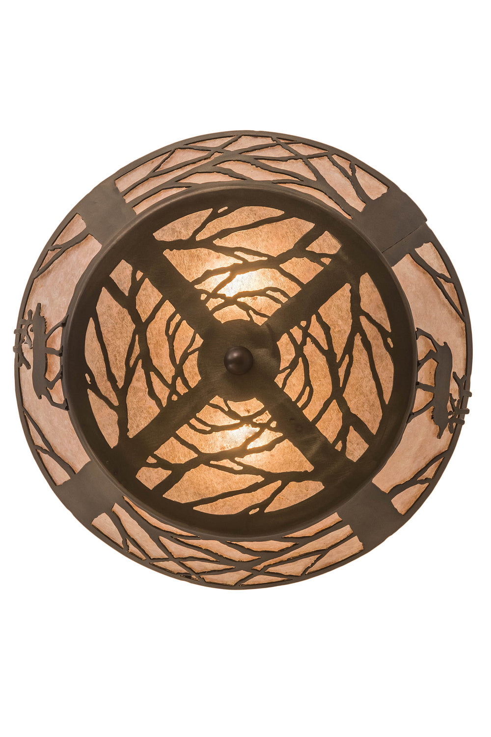 Meyda Tiffany Elk On The Loose 51495 Ceiling Light - Antique Copper