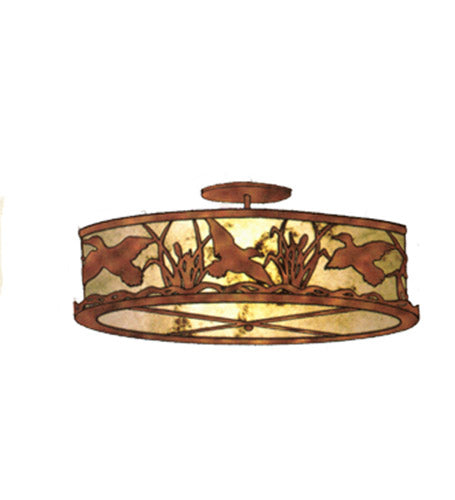 Meyda Tiffany Ducks In Flight 51500 Ceiling Light - Antique Copper