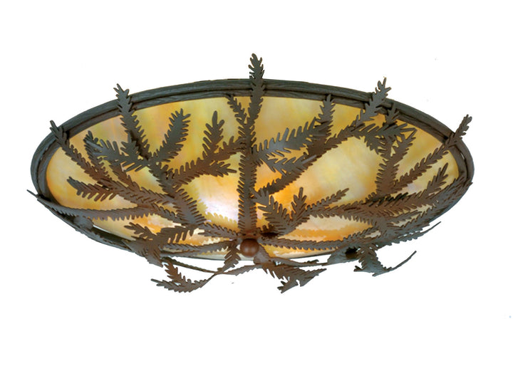 Meyda Tiffany Pine Branch 52390 Ceiling Light - Rust,Wrought Iron