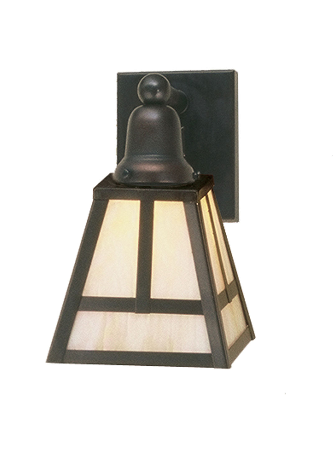 Meyda Tiffany T" Mission" 52446 Wall Light - Craftsman Brown