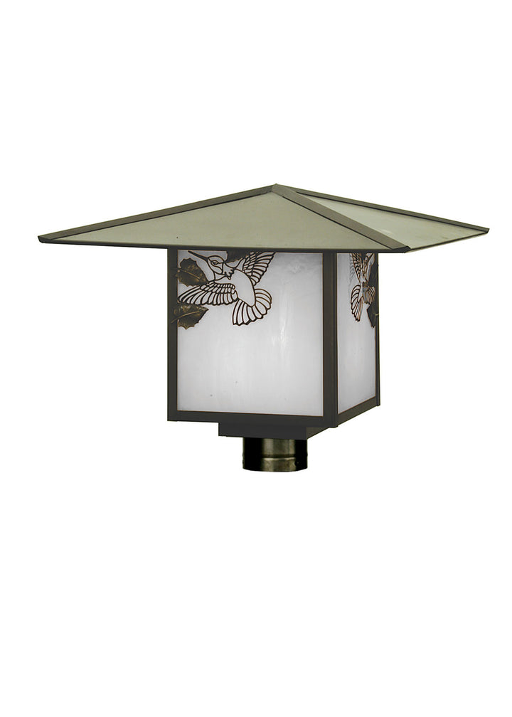 Meyda Tiffany Lighting 64980 Seneca Post Mount Outdoor Bronze / Dark