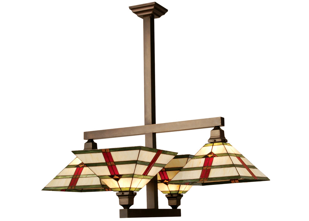 Meyda Tiffany Prairie Arrowhead 65334 Chandelier Light - Craftsman Brown