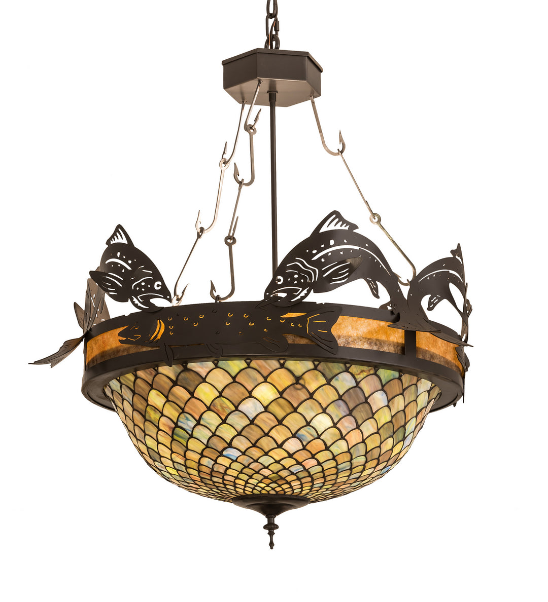 Meyda Tiffany Catch Of The Day 65857 Pendant Light - Timeless Bronze