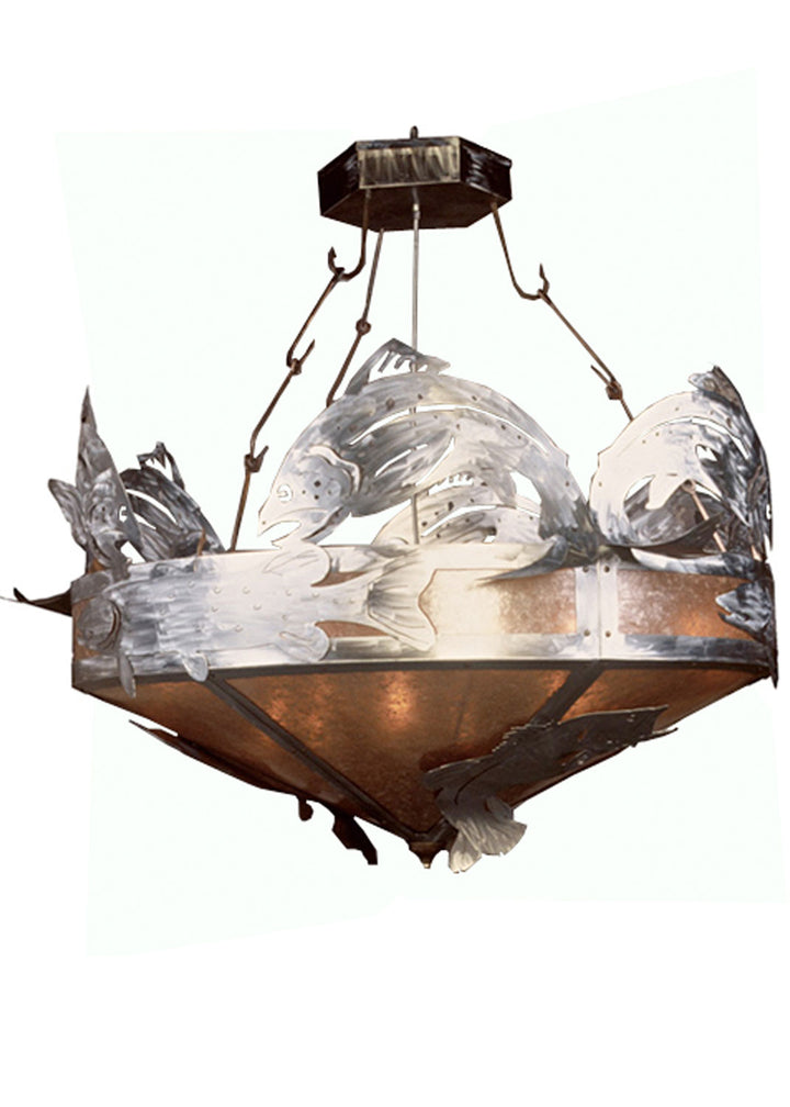 Meyda Tiffany Catch Of The Day 66539 Pendant Light - Steel