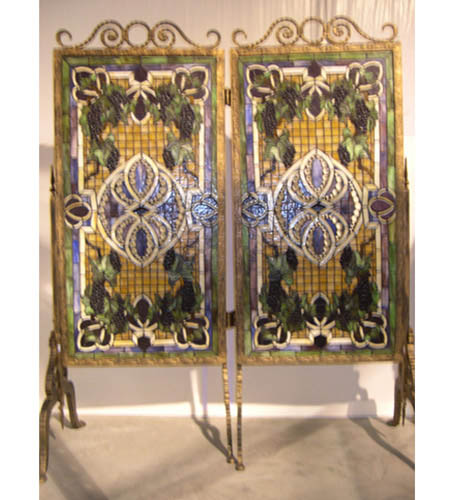 Meyda Tiffany Lighting 67676 Grapevine Room Divider Furniture Bronze / Dark